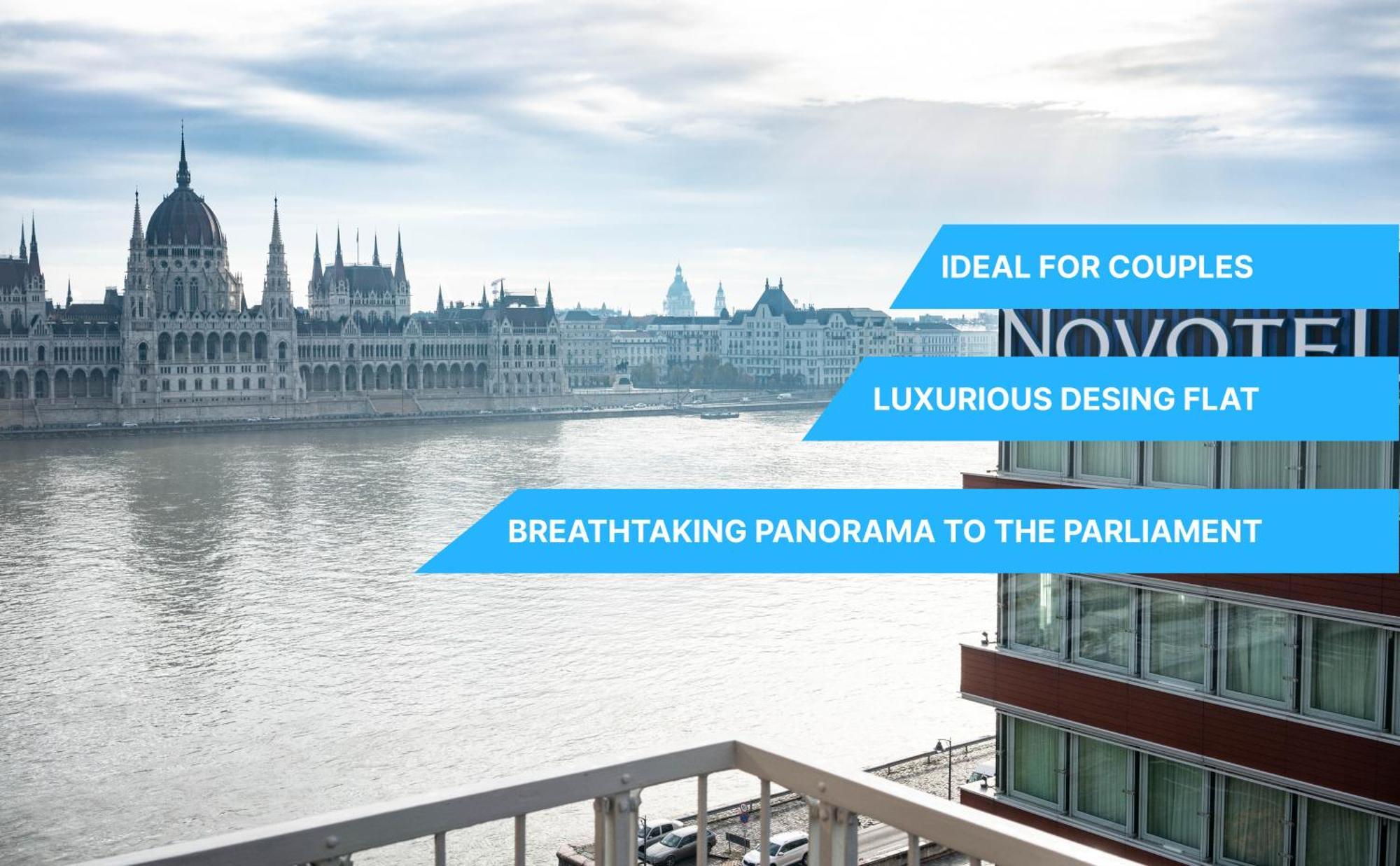 Riverside Luxury Panorama Home - Smarttv, Fastwifi Budapest Kültér fotó
